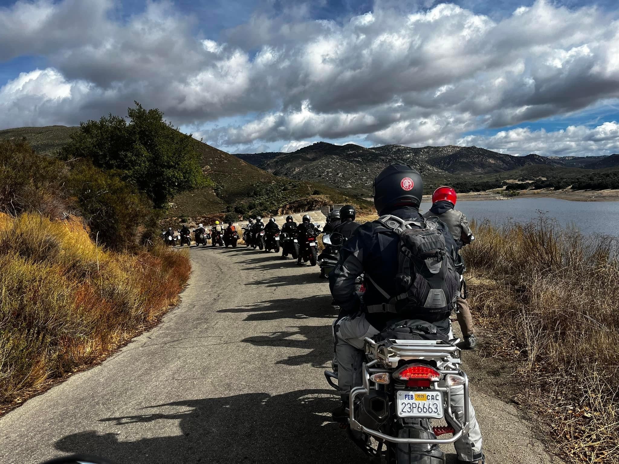 Moto Pockets group adventure motorcycle ride.