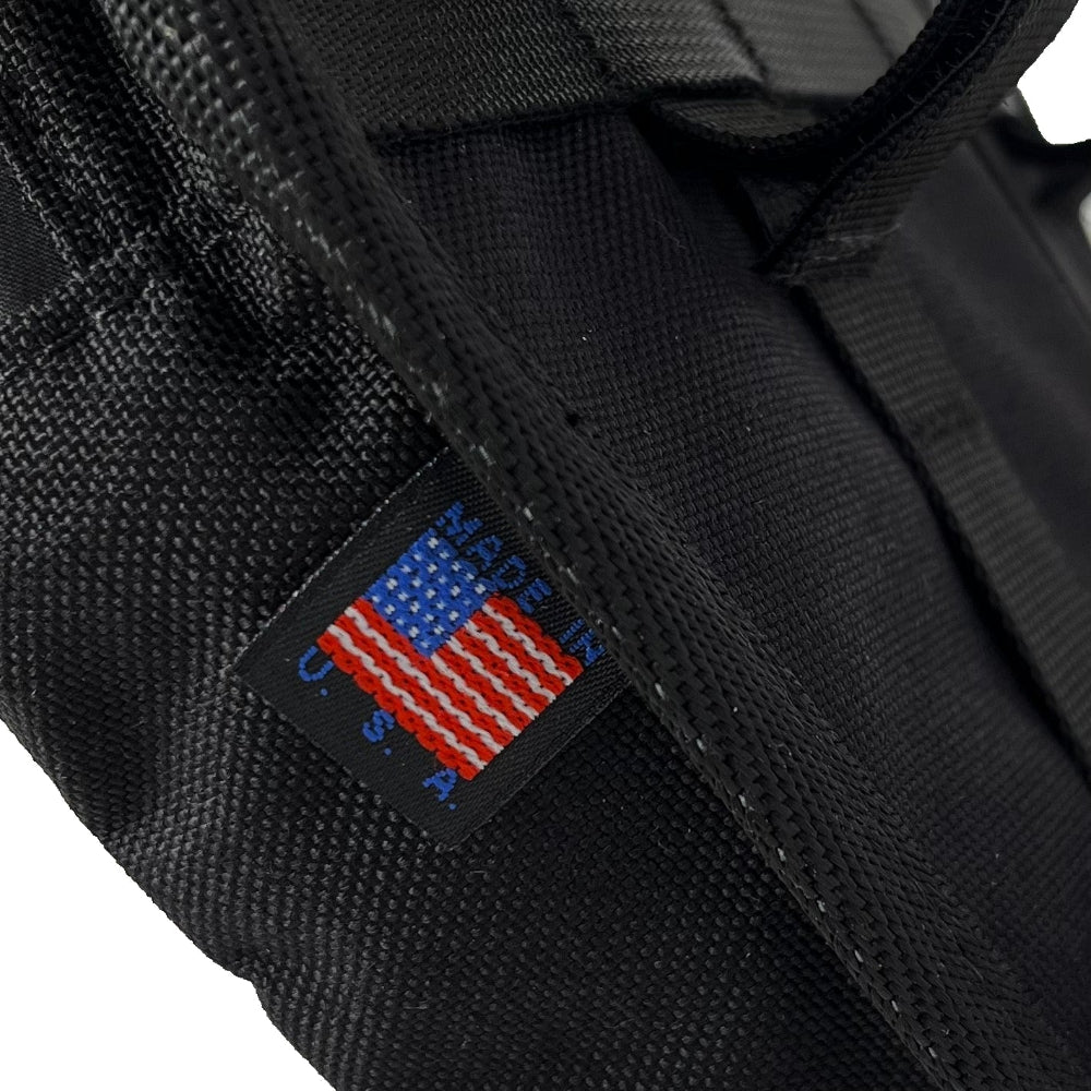 Motorcycle Hanldebar Bag Made in the USA.