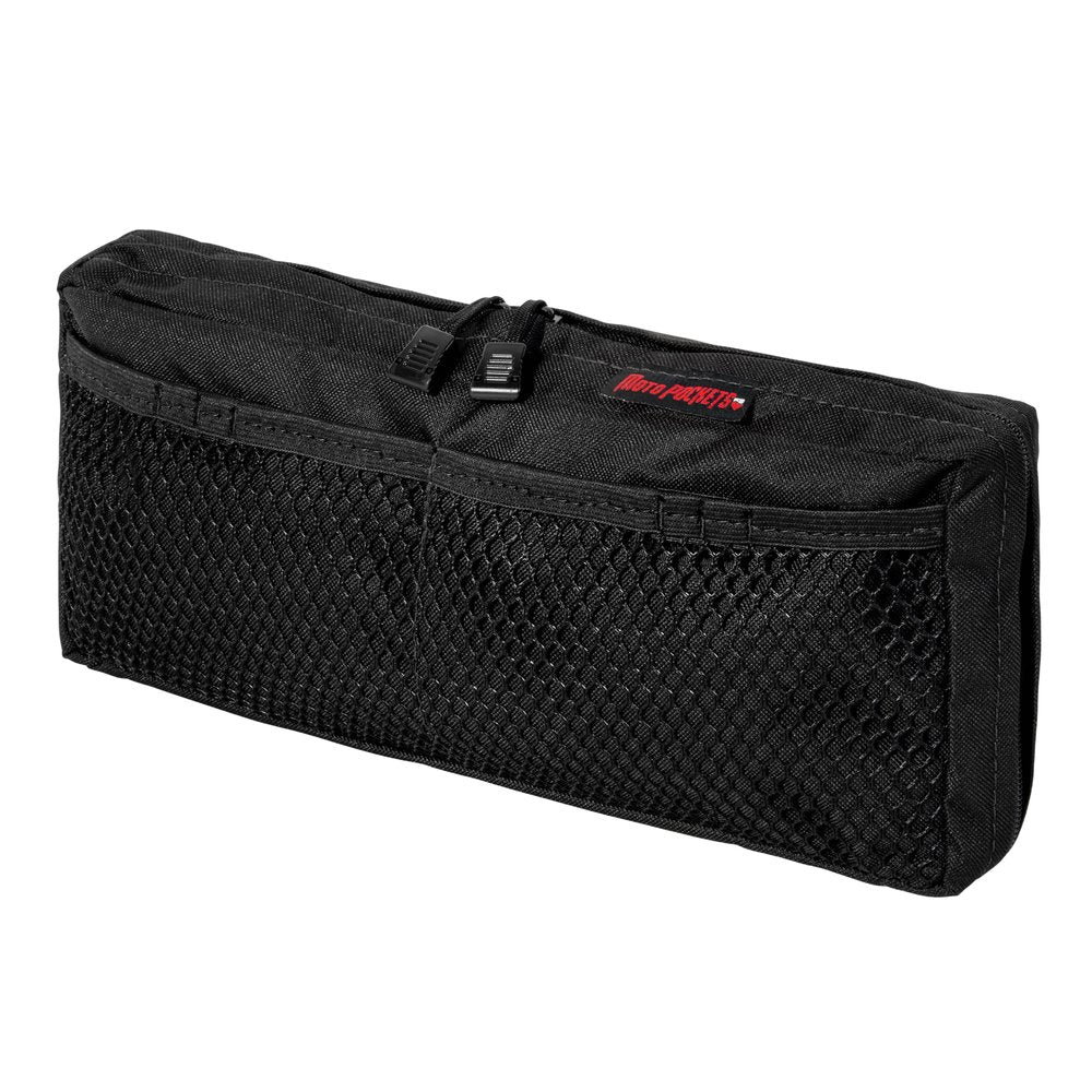 Moto Pockets motorcycle Pannier Lid Bag  in black.