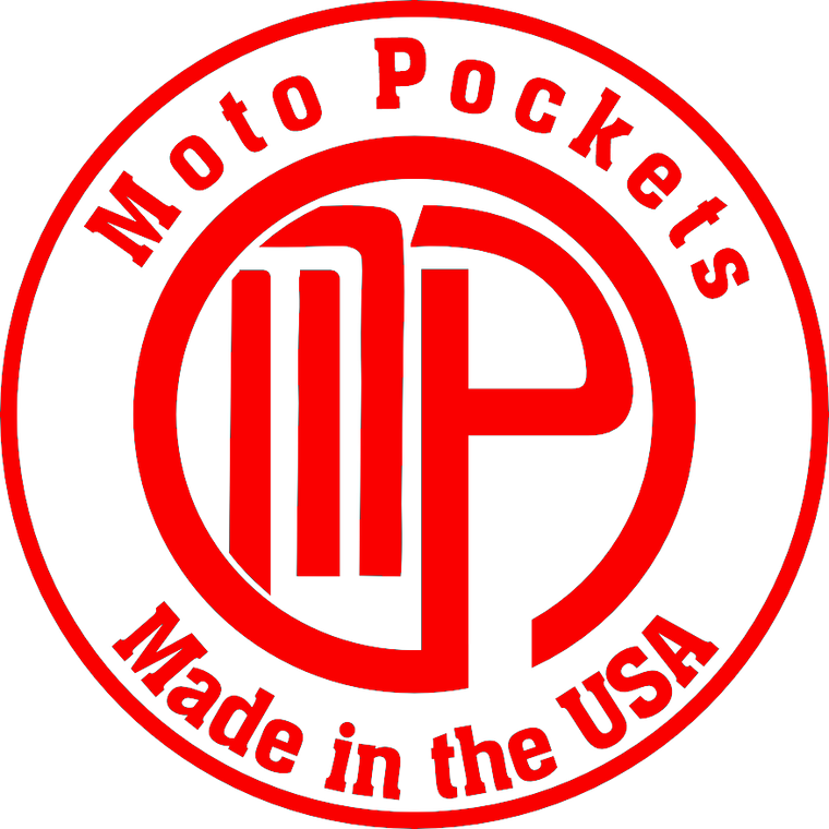 Moto Pockets Made  in the USA Logo.